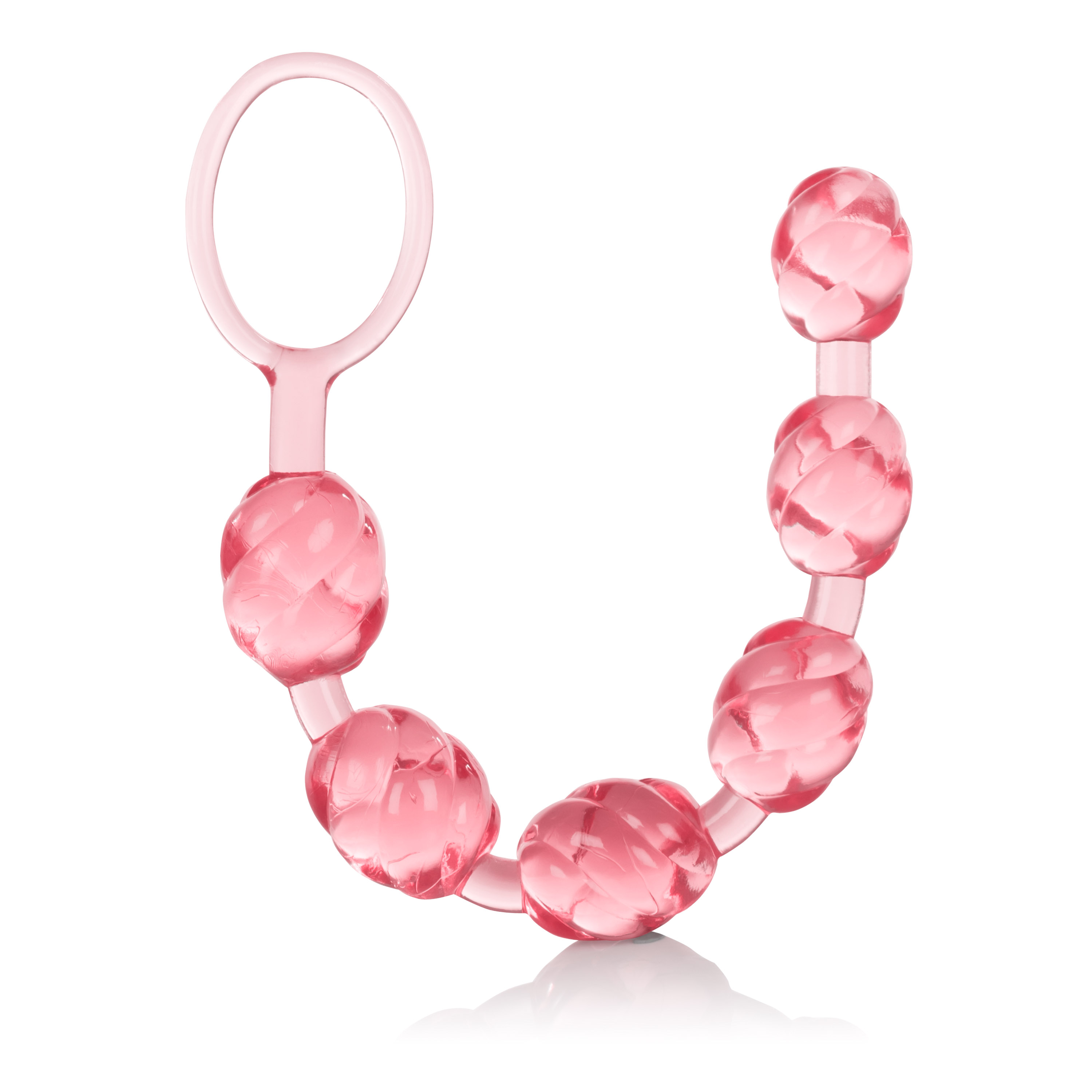 swirl pleasure beads pink 