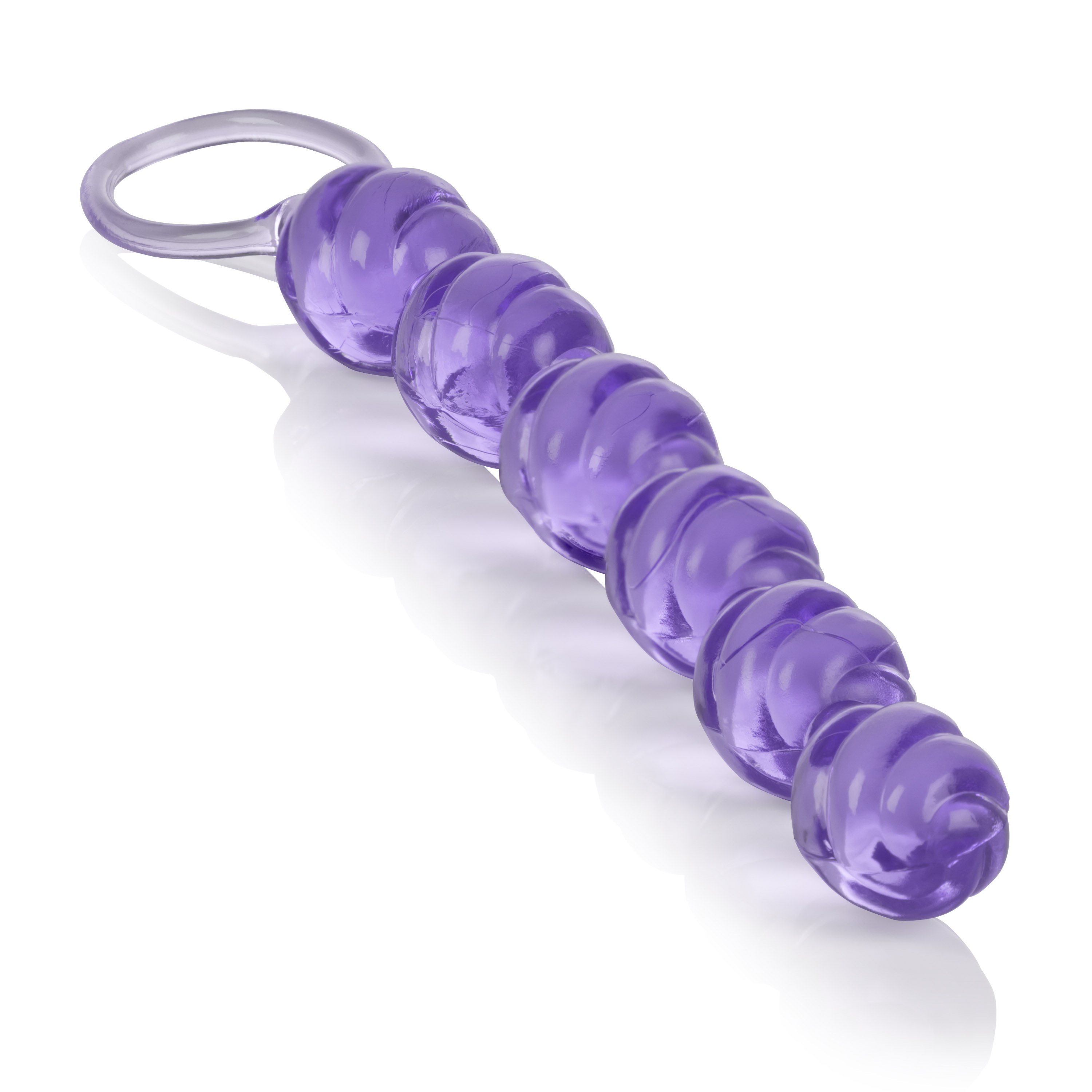 swirl pleasure beads purple 