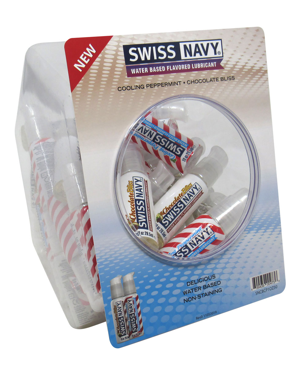 swiss navy chocolate and pepermint oz pc fishbowl 