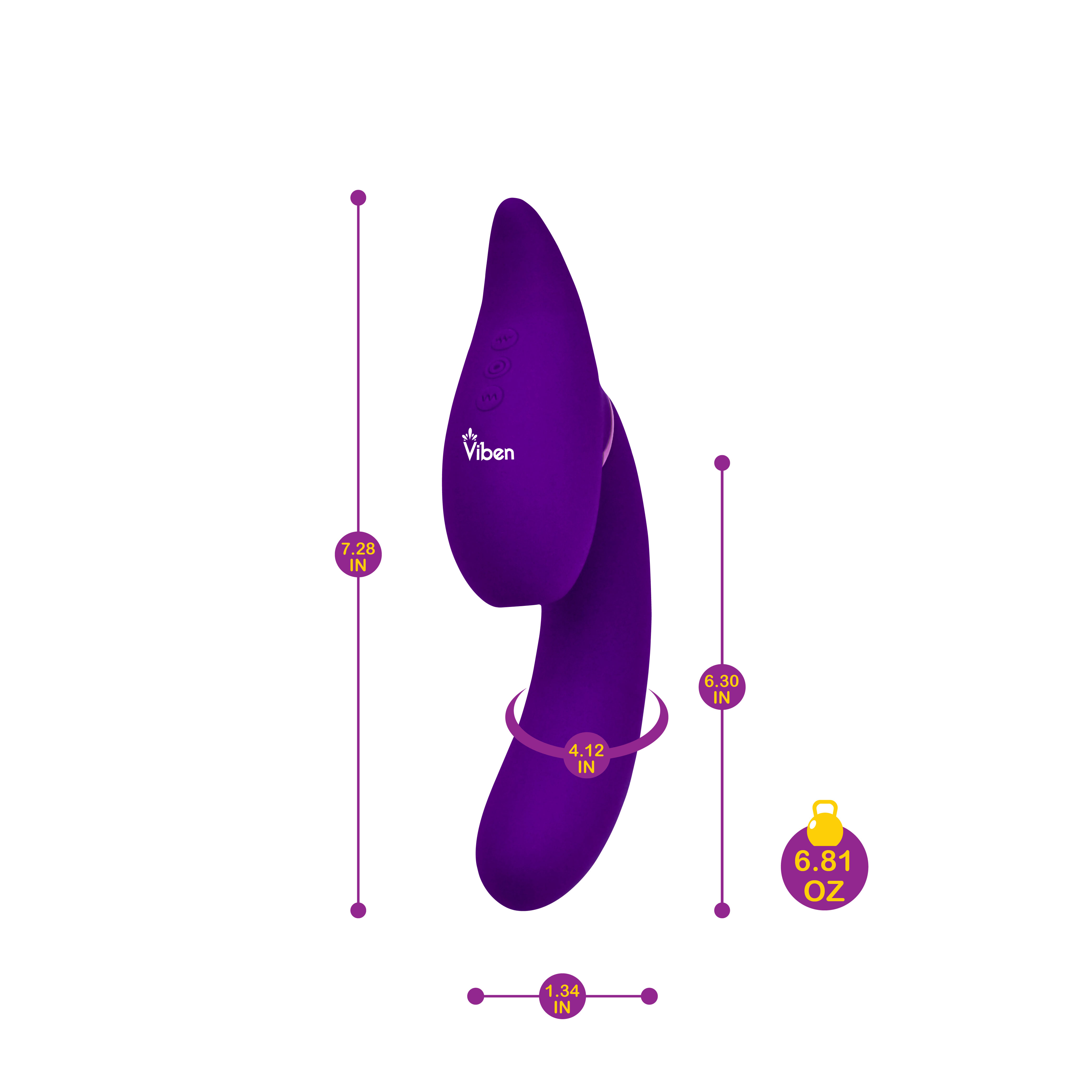 symphony violet insertable triple motor vibe 