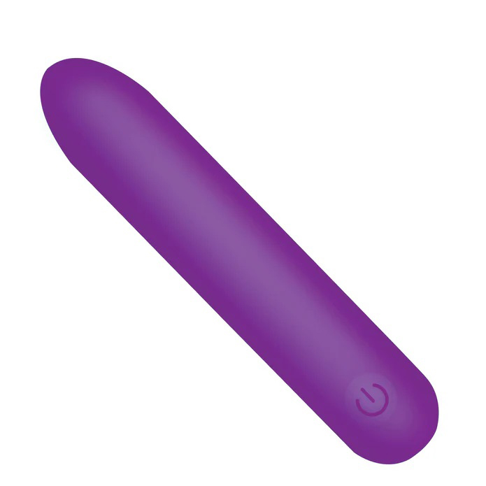 tapered flexible silicone bullet purple 