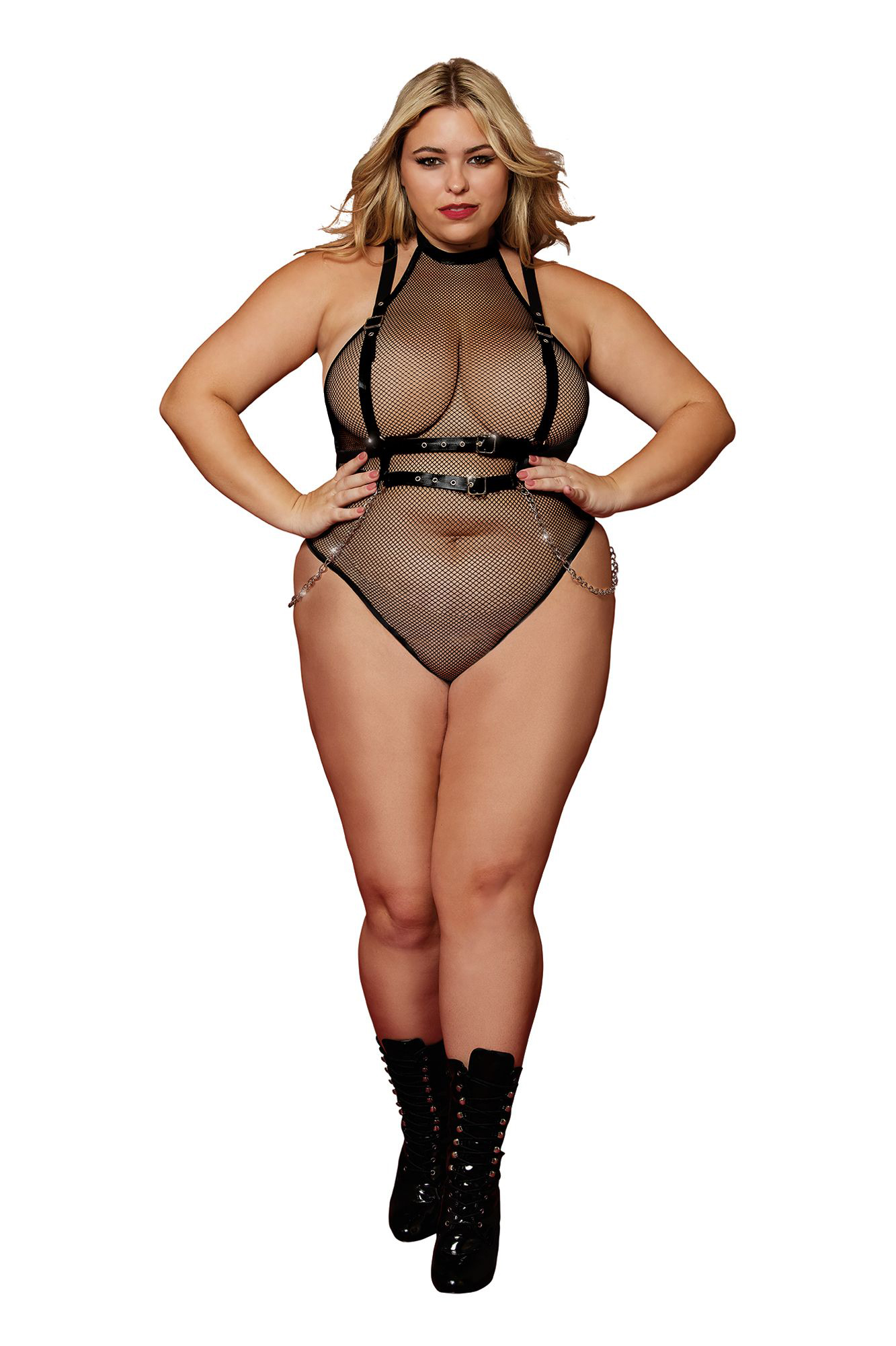 teddy and harness queen size black 