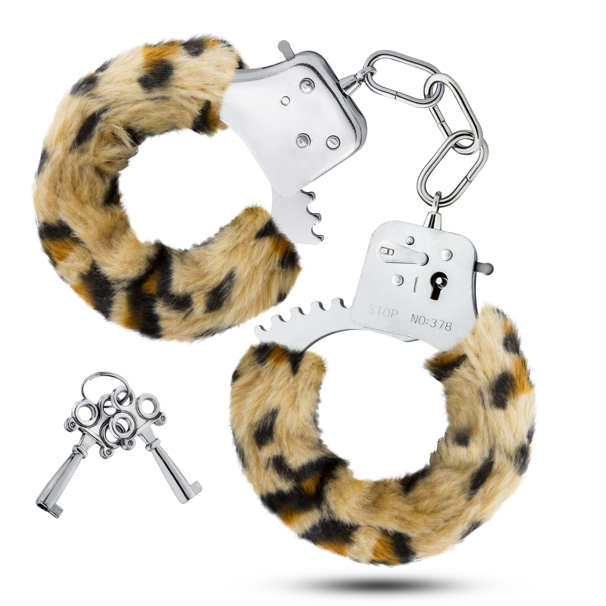 temptasia cuffs leopard 