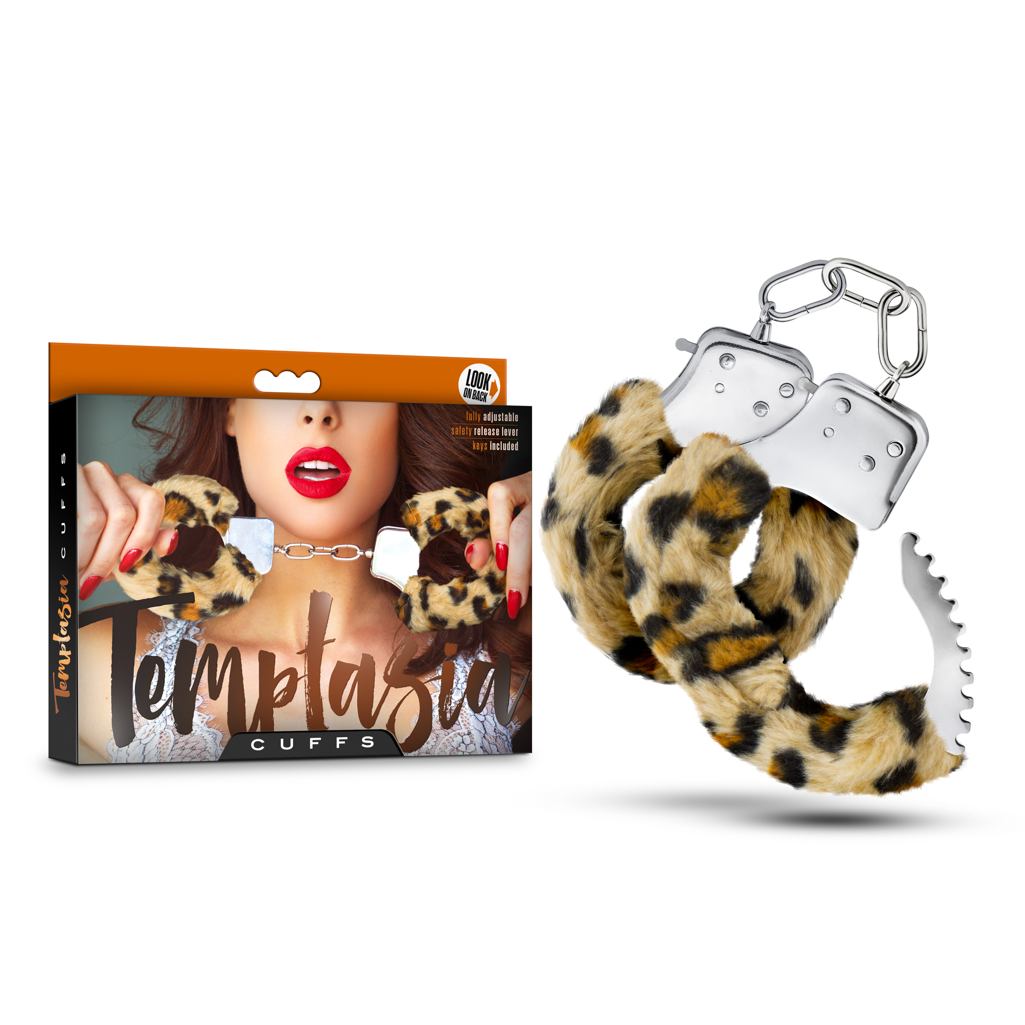 temptasia cuffs leopard 