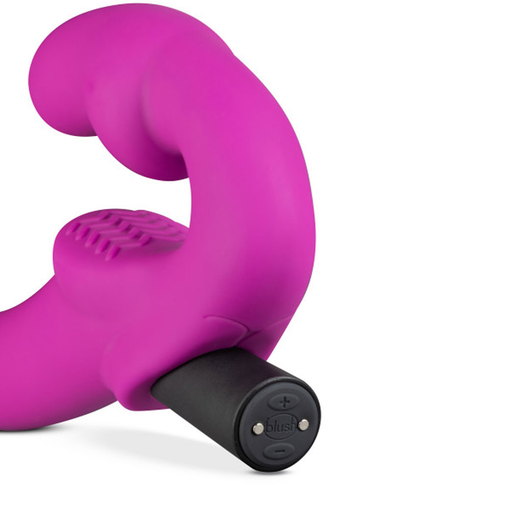 temptasia estella strapless silicone dildo  pink 