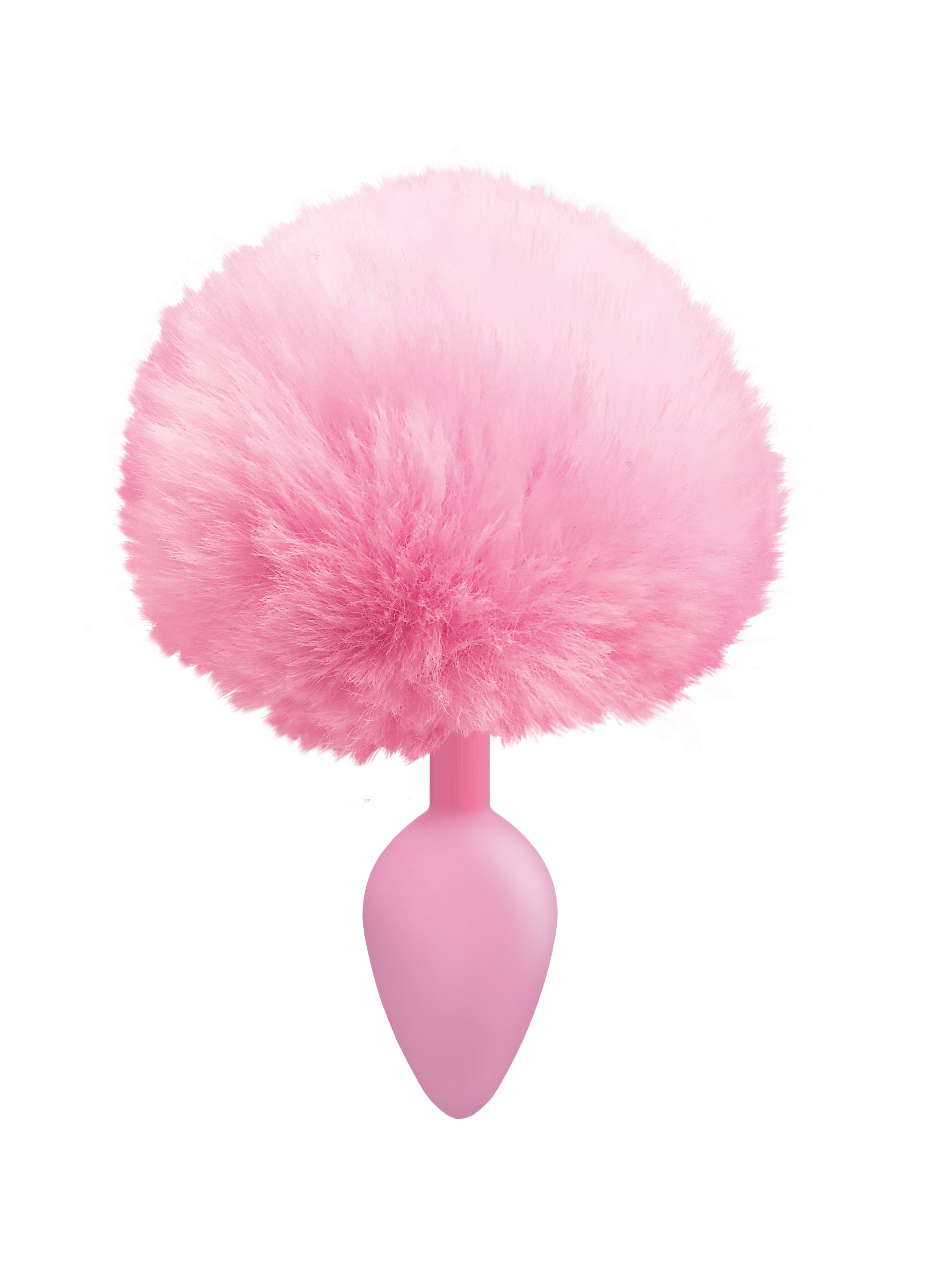 the s cottontails silicone bunny tail butt plug  pink 