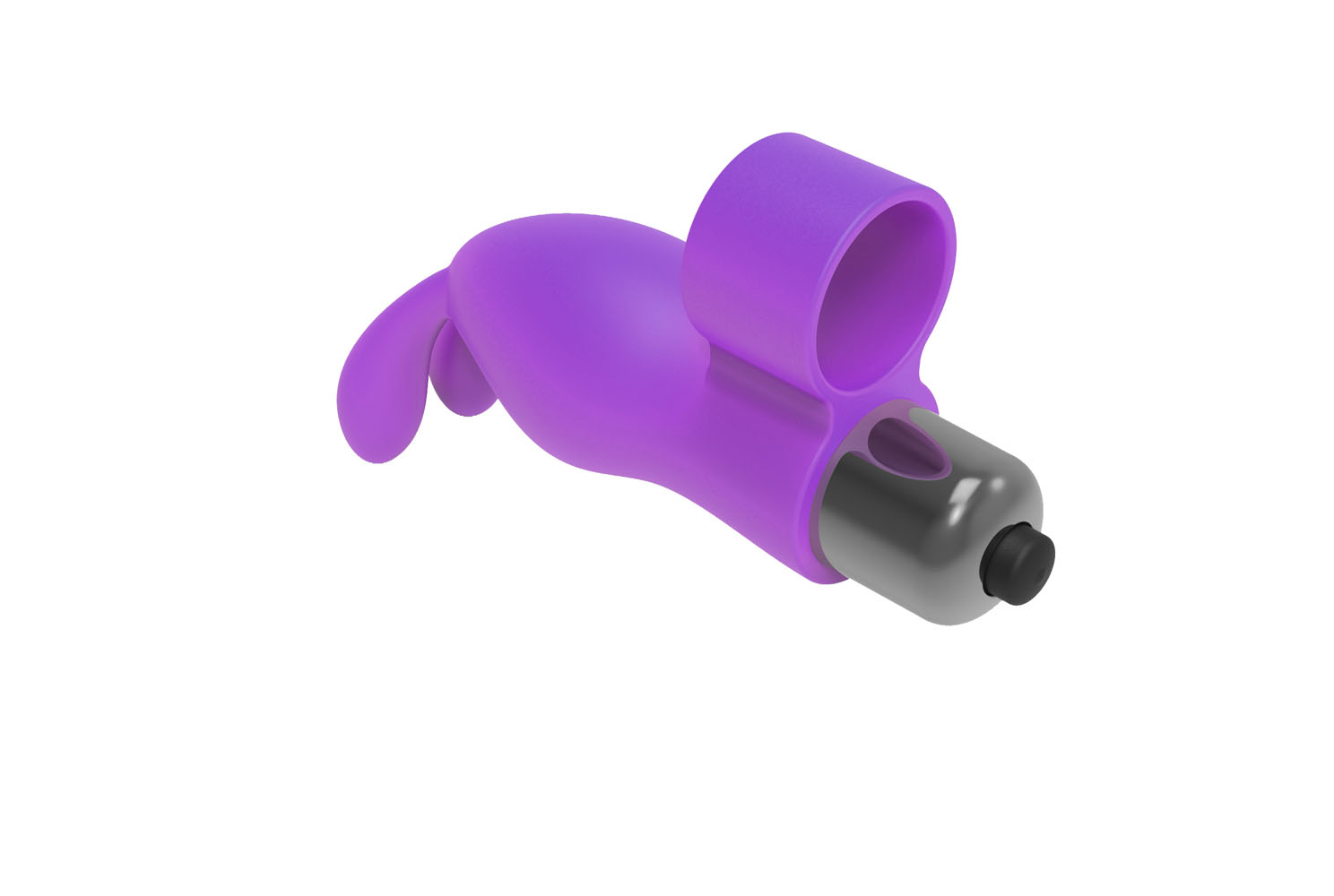 the s flirt finger bunny finger vibrator purple 