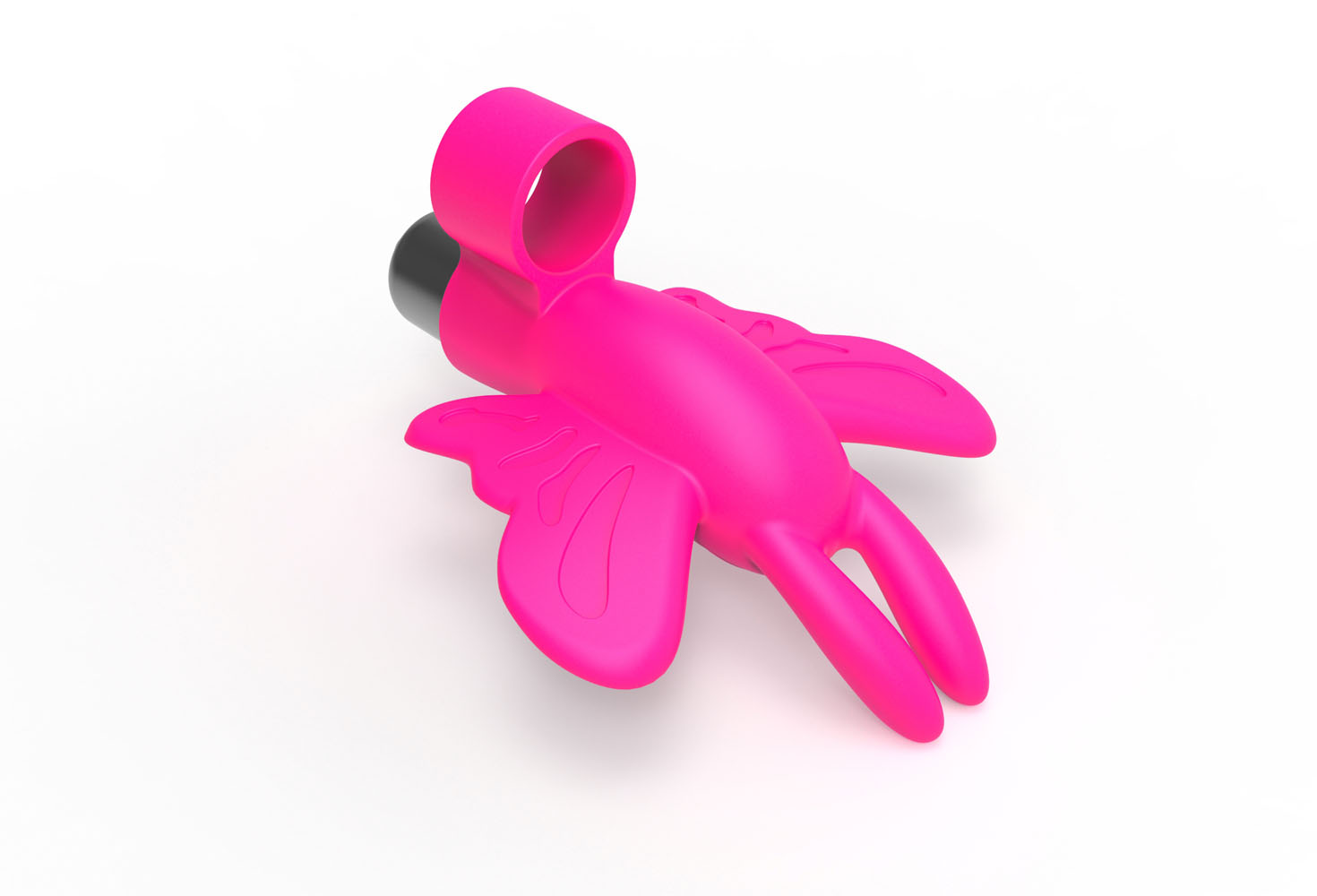 the s flirt finger butterfly finger vibrator pink 