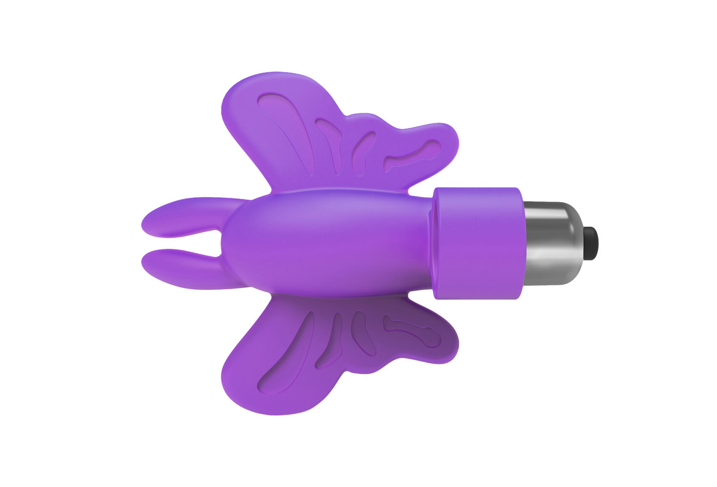 the s flirt finger butterfly finger vibrator purple 