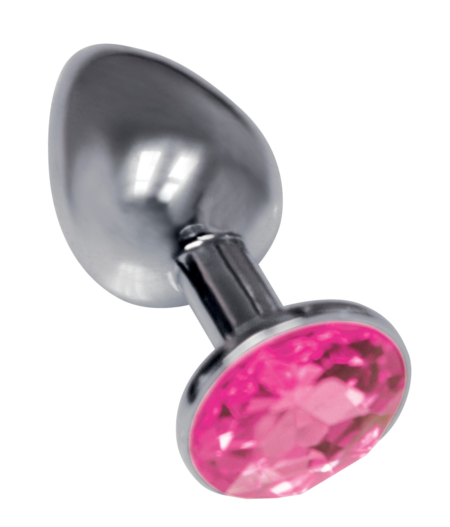 the s the silver starter bejeweled stainless steel plug pink 