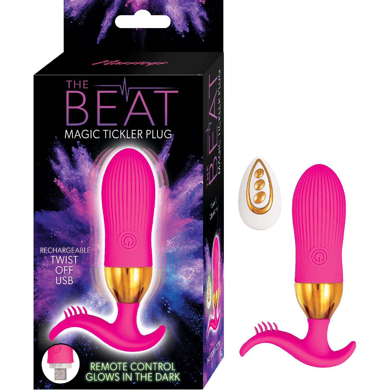 the beat magic tickler plug pink 