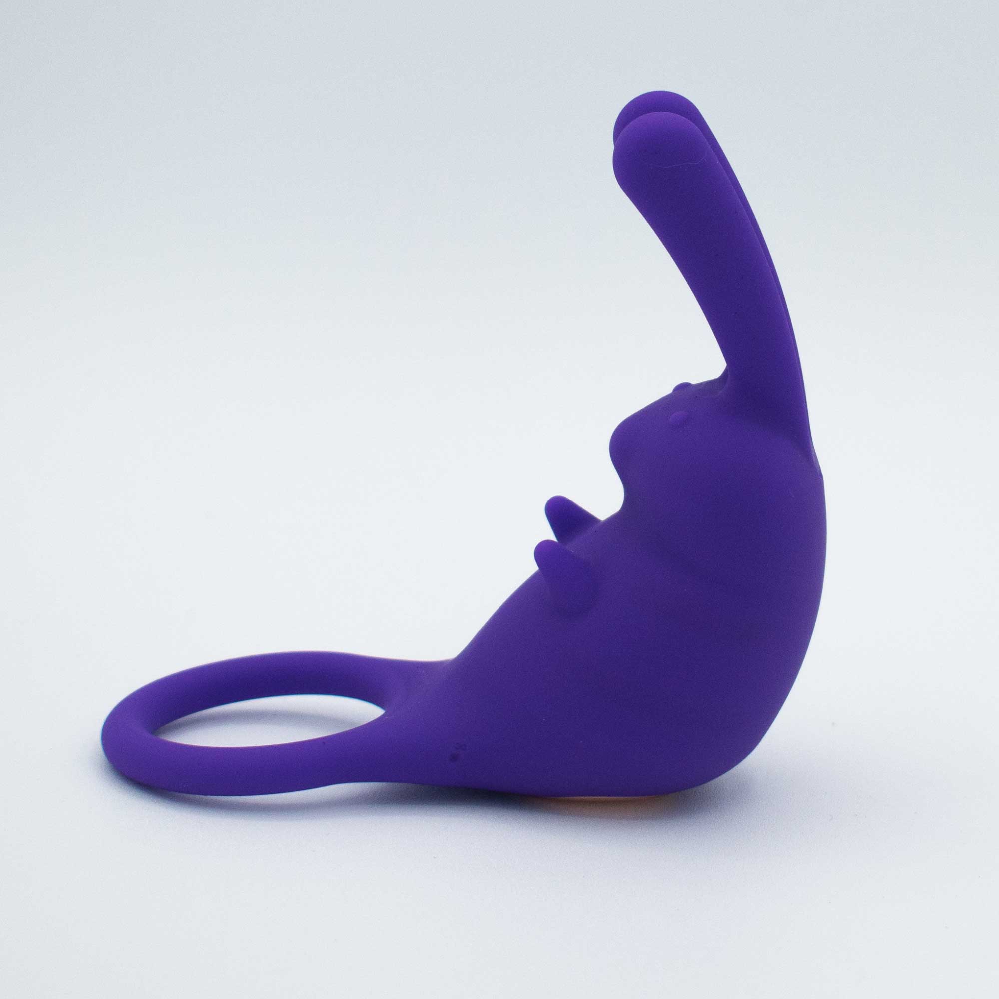 the cock hopper cock ring and bullet vibrator  purple 