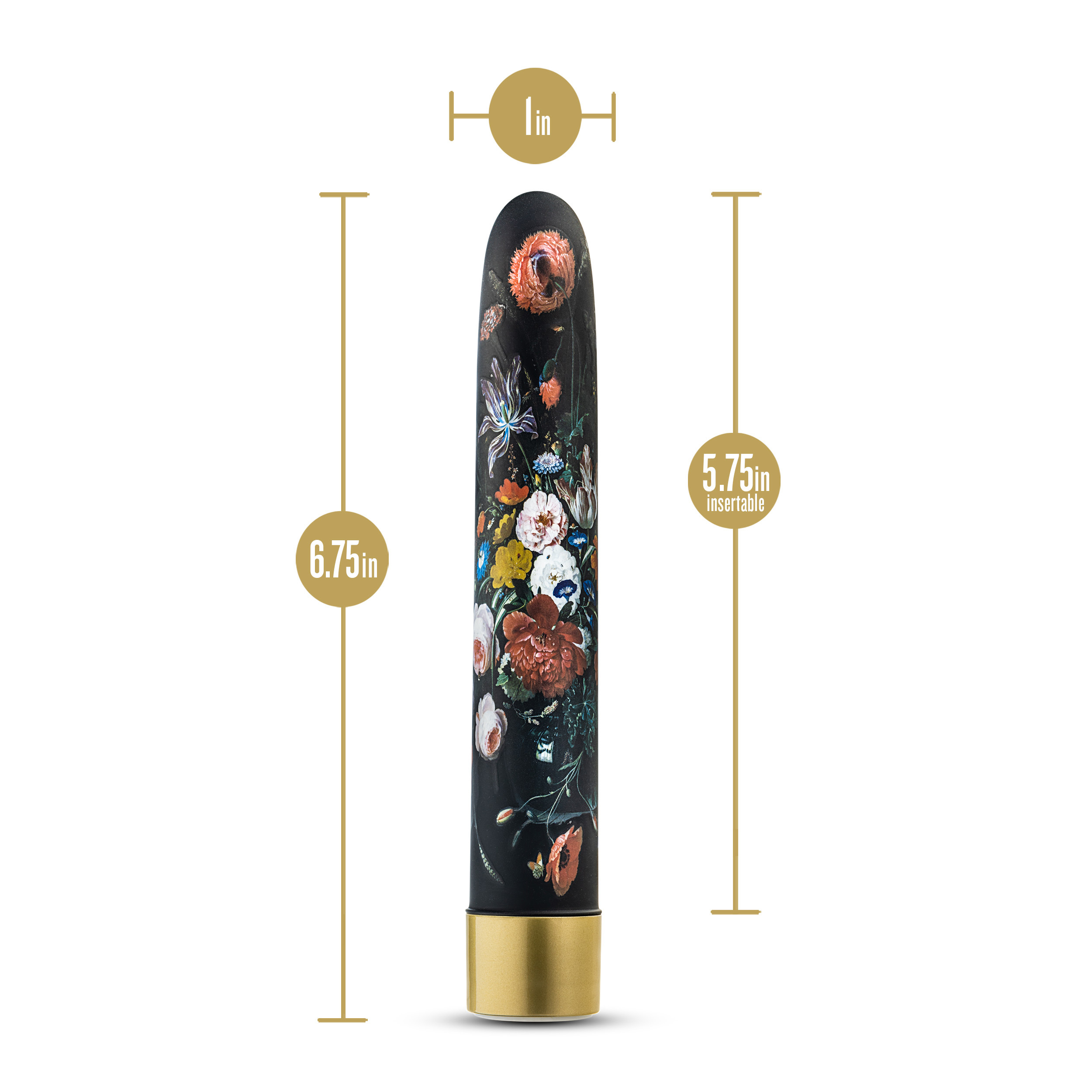 the collection bountiful  inch rechargeable  vibe flora 