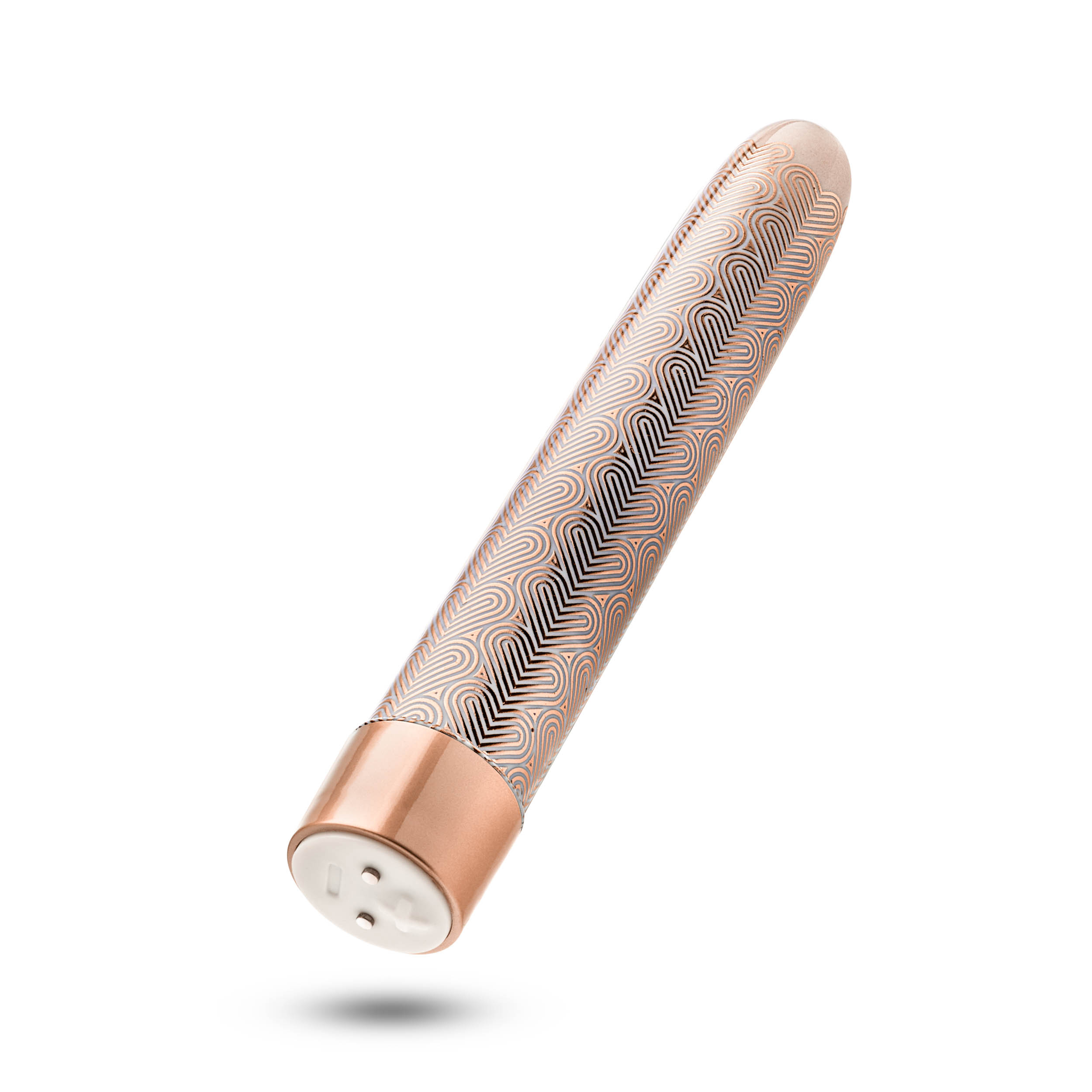 the collection lattice  inch rechargeable vibe rose gold 