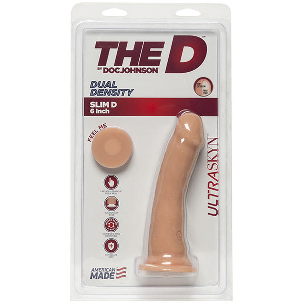 the d slim d  inch without balls ultraskyn vanilla 