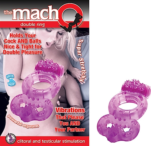 the macho double ring purple 