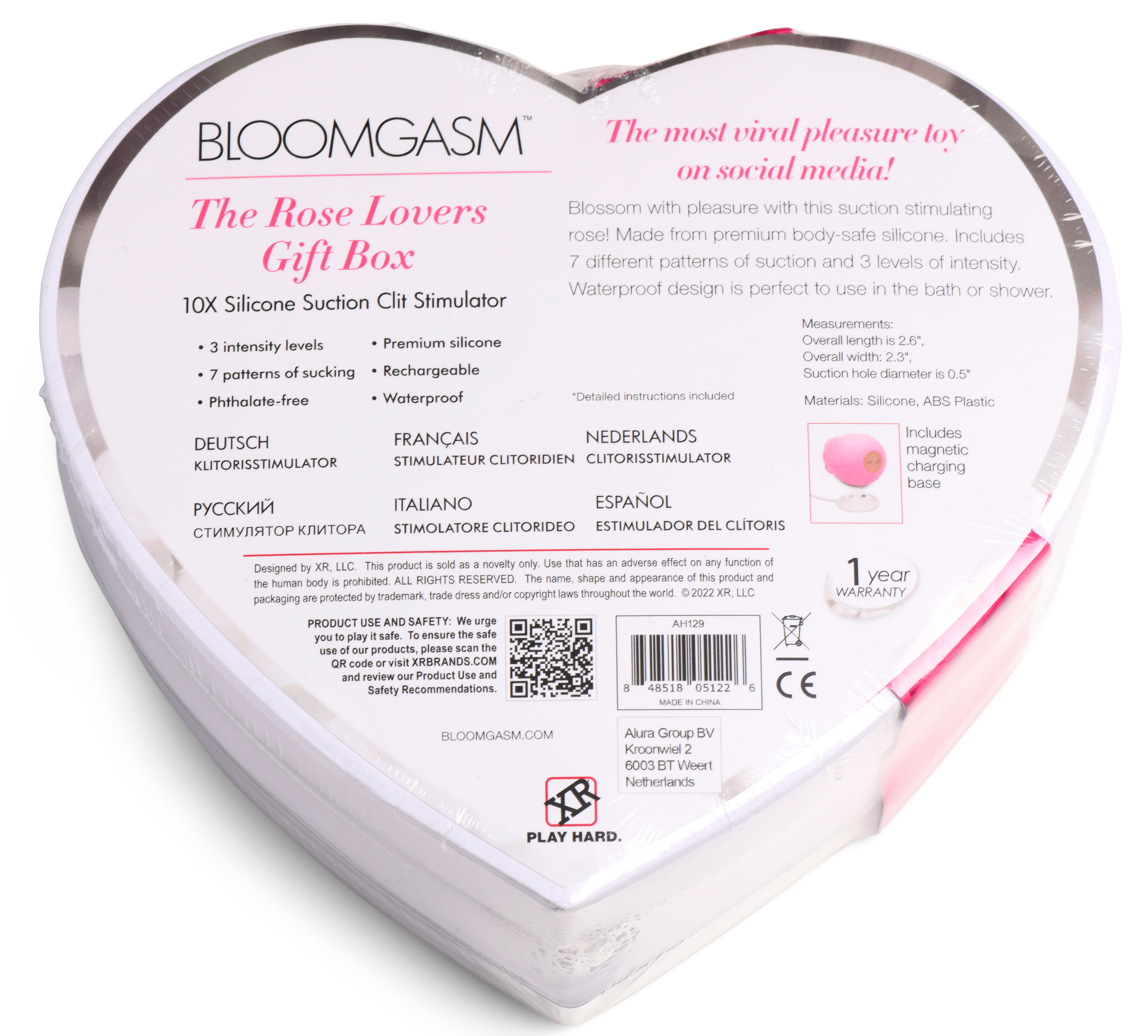 the rose lovers gift box bloomgasm pink 