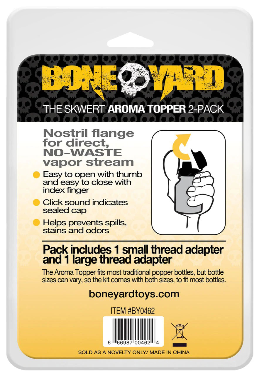 the skwert aroma topper  pack  small and   small and  large thread adapter 