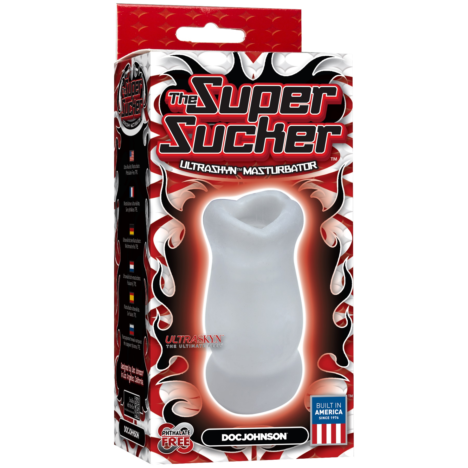 the super sucker ultraskyn masturbator clear 