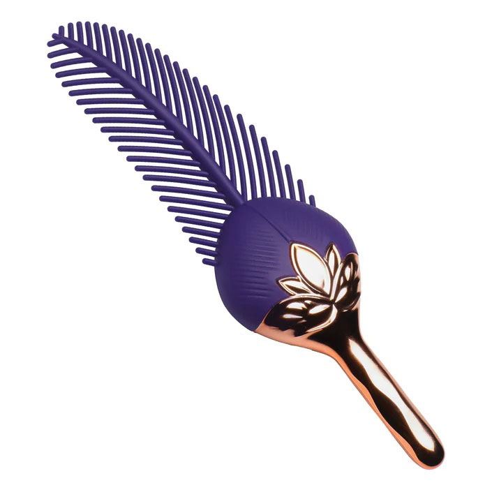 the tickler vibrating silicone feather tickler 