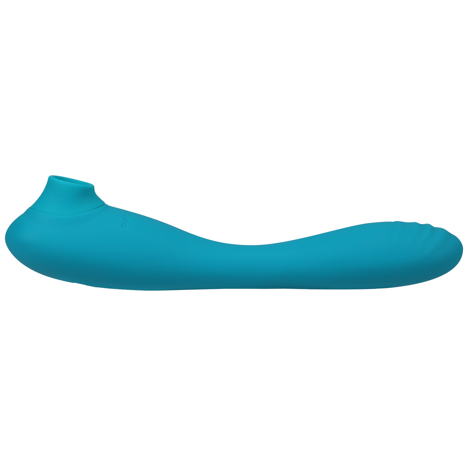 this product sucks sucking clitoral stimulator  with bendable g spot vibrator teal 