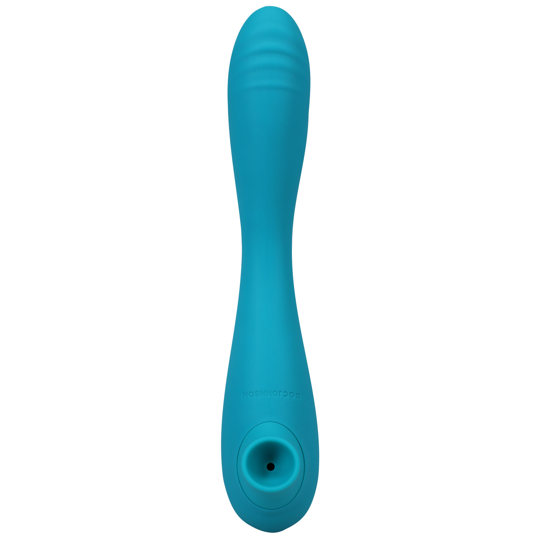 this product sucks sucking clitoral stimulator  with bendable g spot vibrator teal 