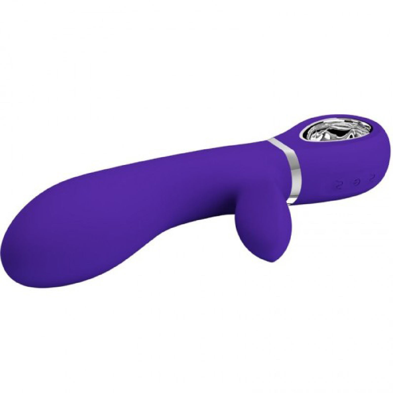 thomas super soft silicone rabbit vibrator purple 