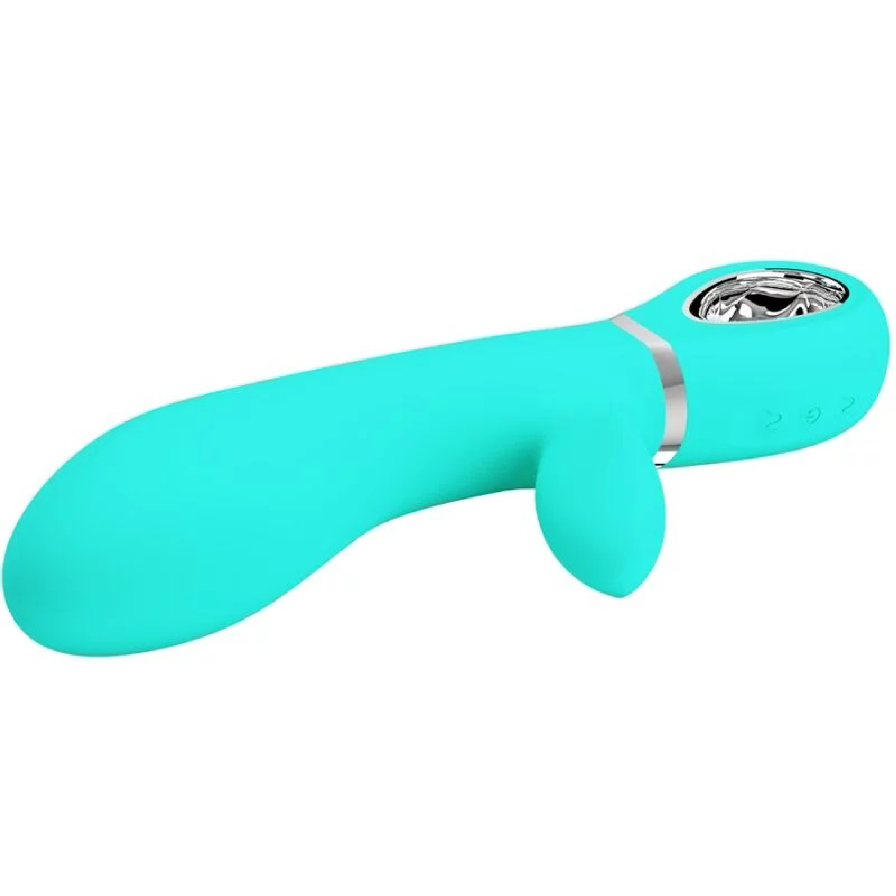 thomas super soft silicone rabbit vibrator turquoise 