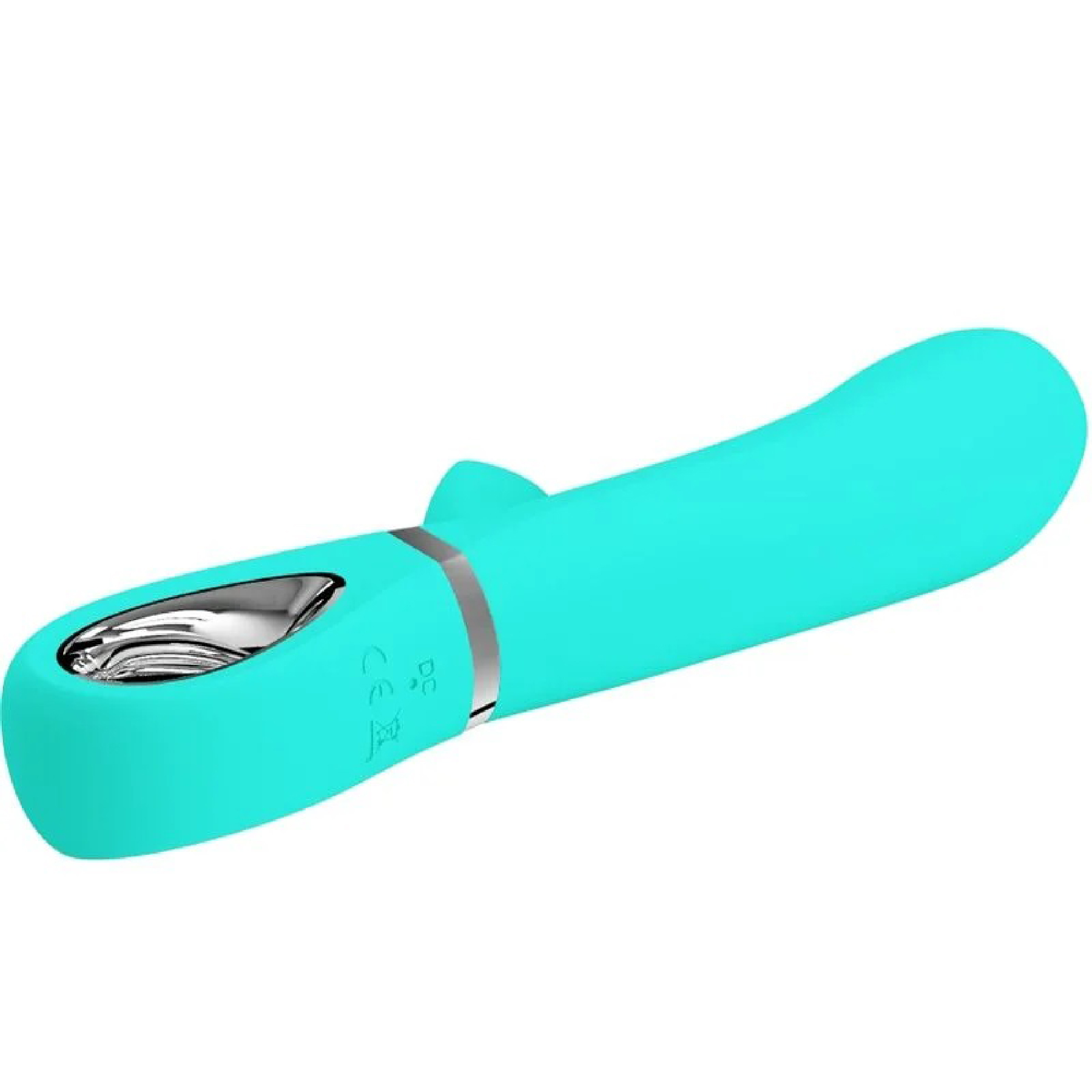 thomas super soft silicone rabbit vibrator turquoise 