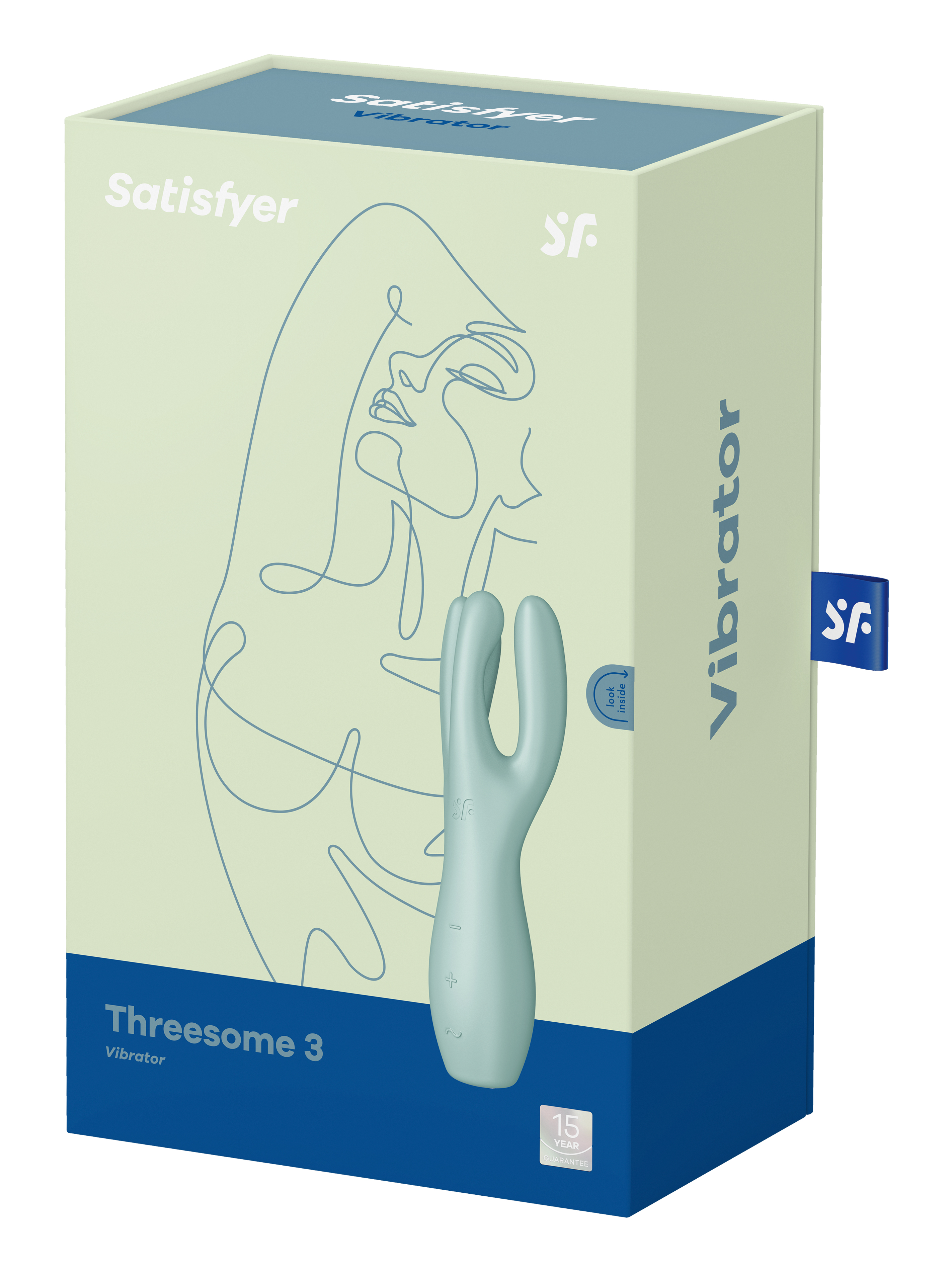 threesome  vibrator mint 