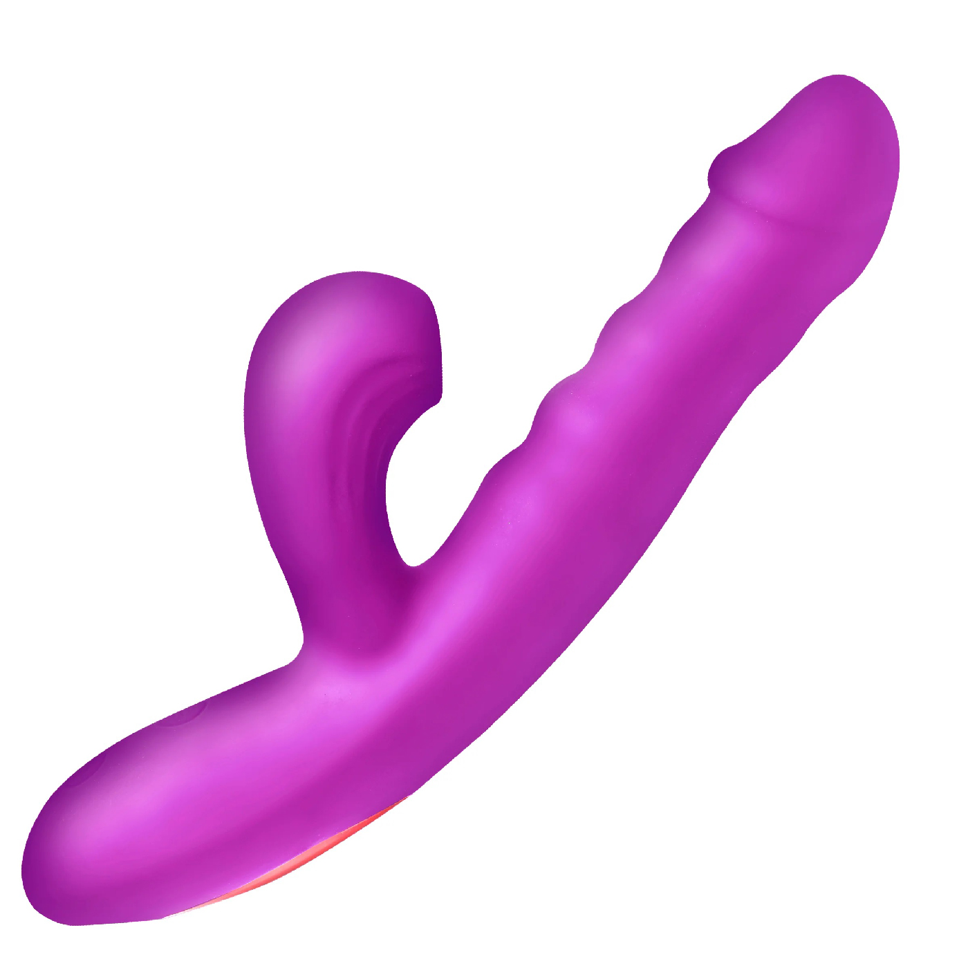 thrust wave thrusting and sucking rabbit vibrator  purple 