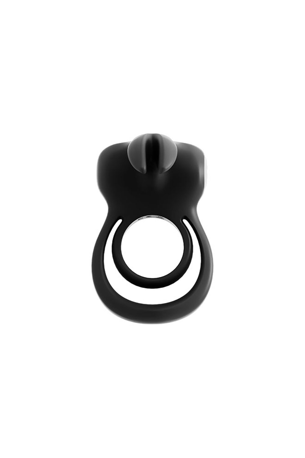 thunder bunny rechargeable dual ring black pearl 