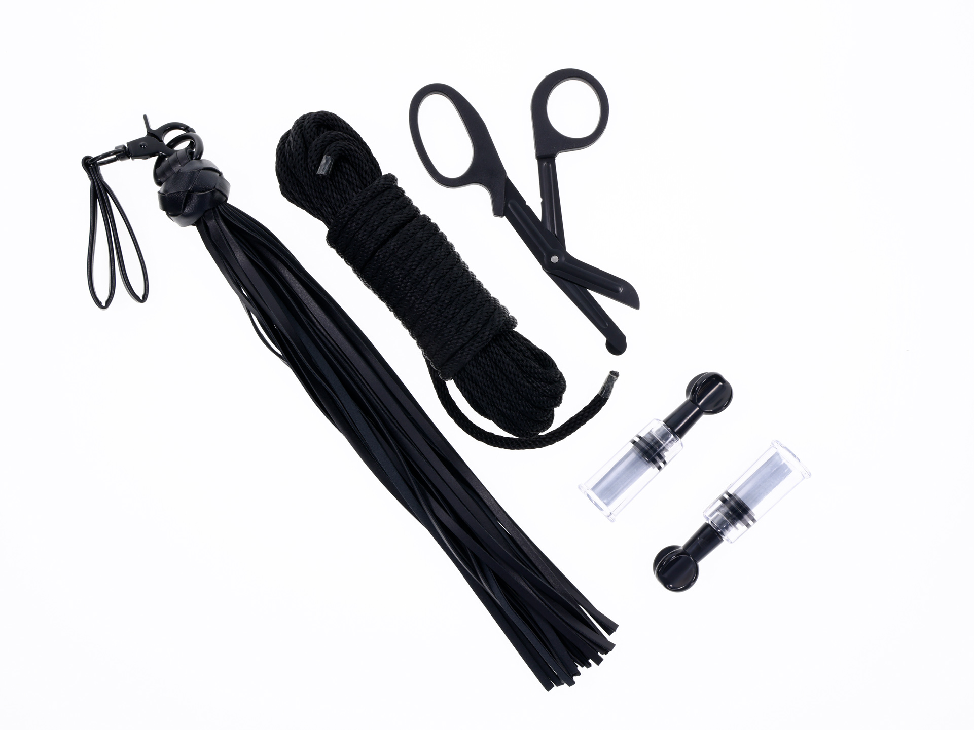 tied and twisted bondage kit black 