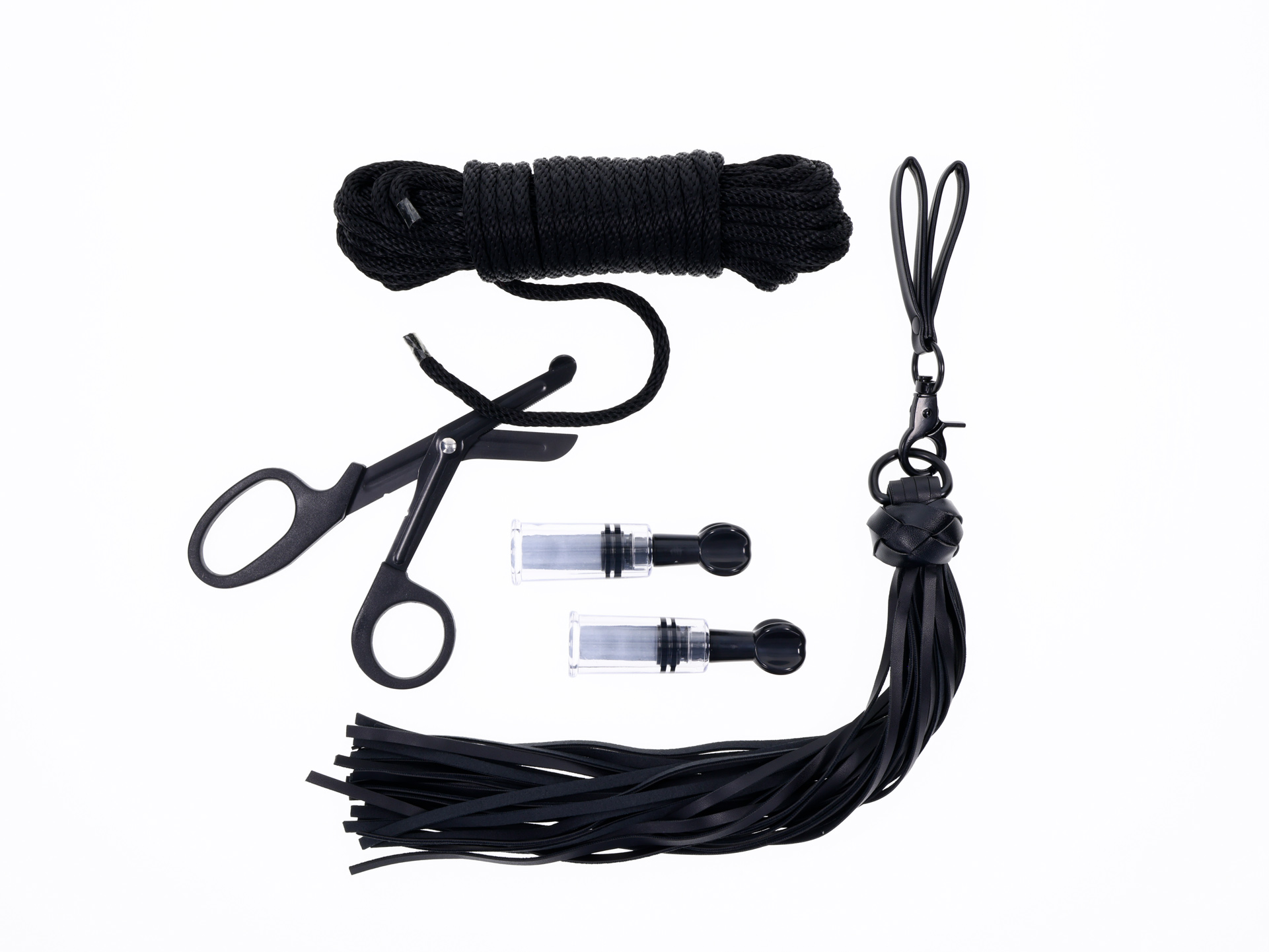 tied and twisted bondage kit black 