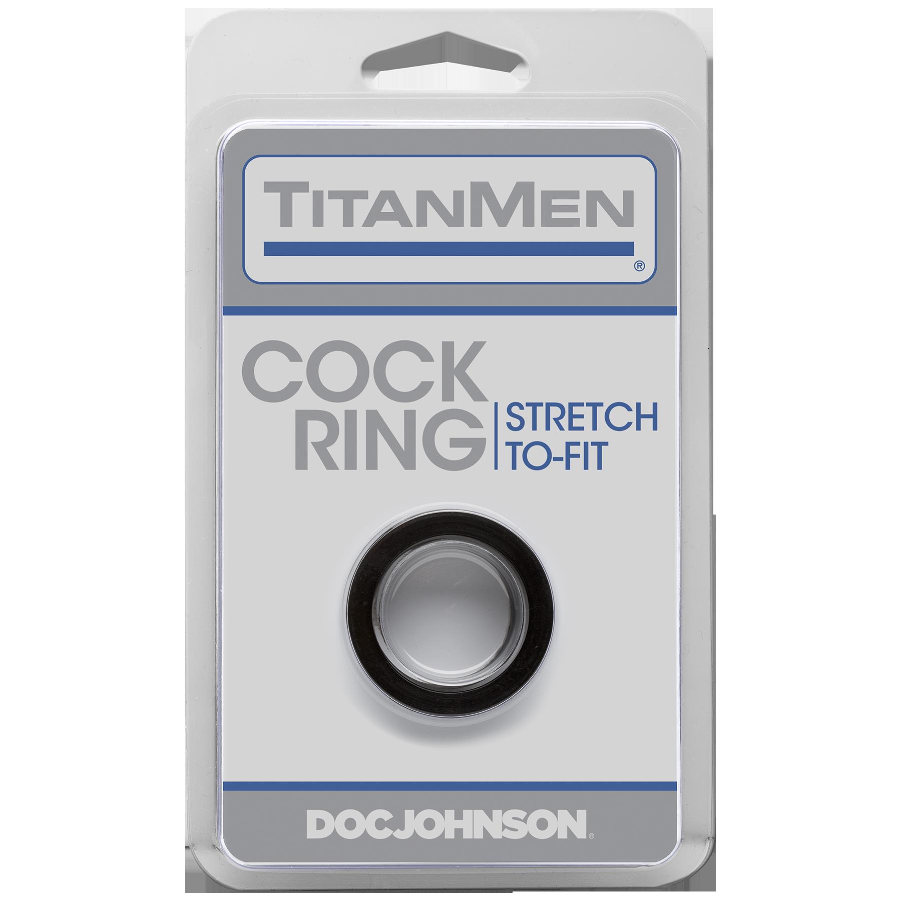 titanmen cock ring black 