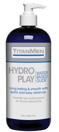 titanmen hydro play water based glide bulk  fl oz 