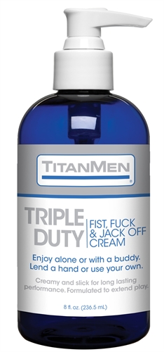 titanmen triple duty fist fuck and jack off cream bulk  fl oz 