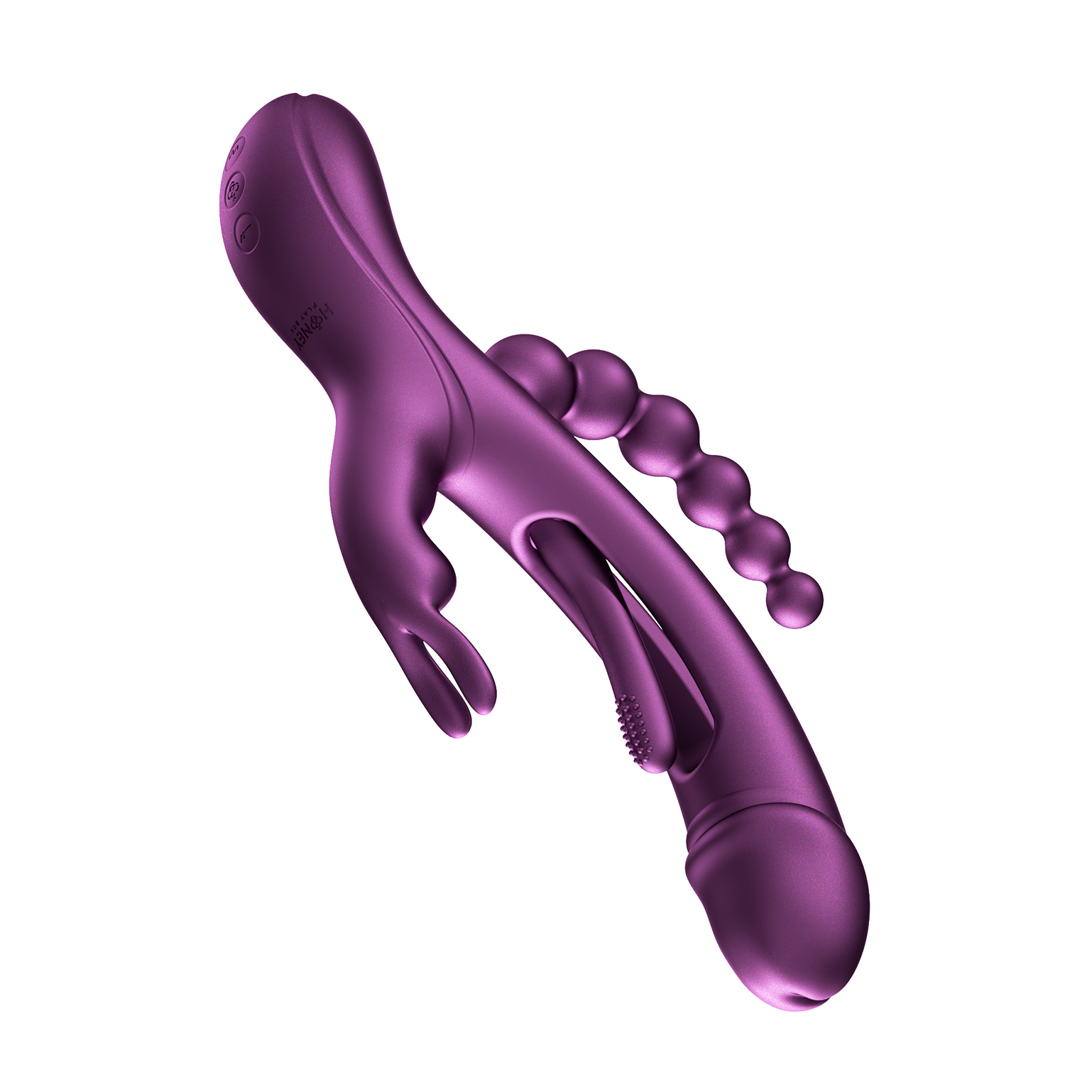 trilux app controlled rabbit vibrator purple 