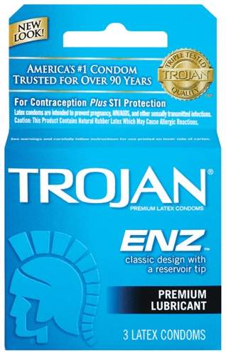 trojan enz lubricated  pack 