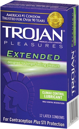 trojan pleasures extended pleasure  pack 