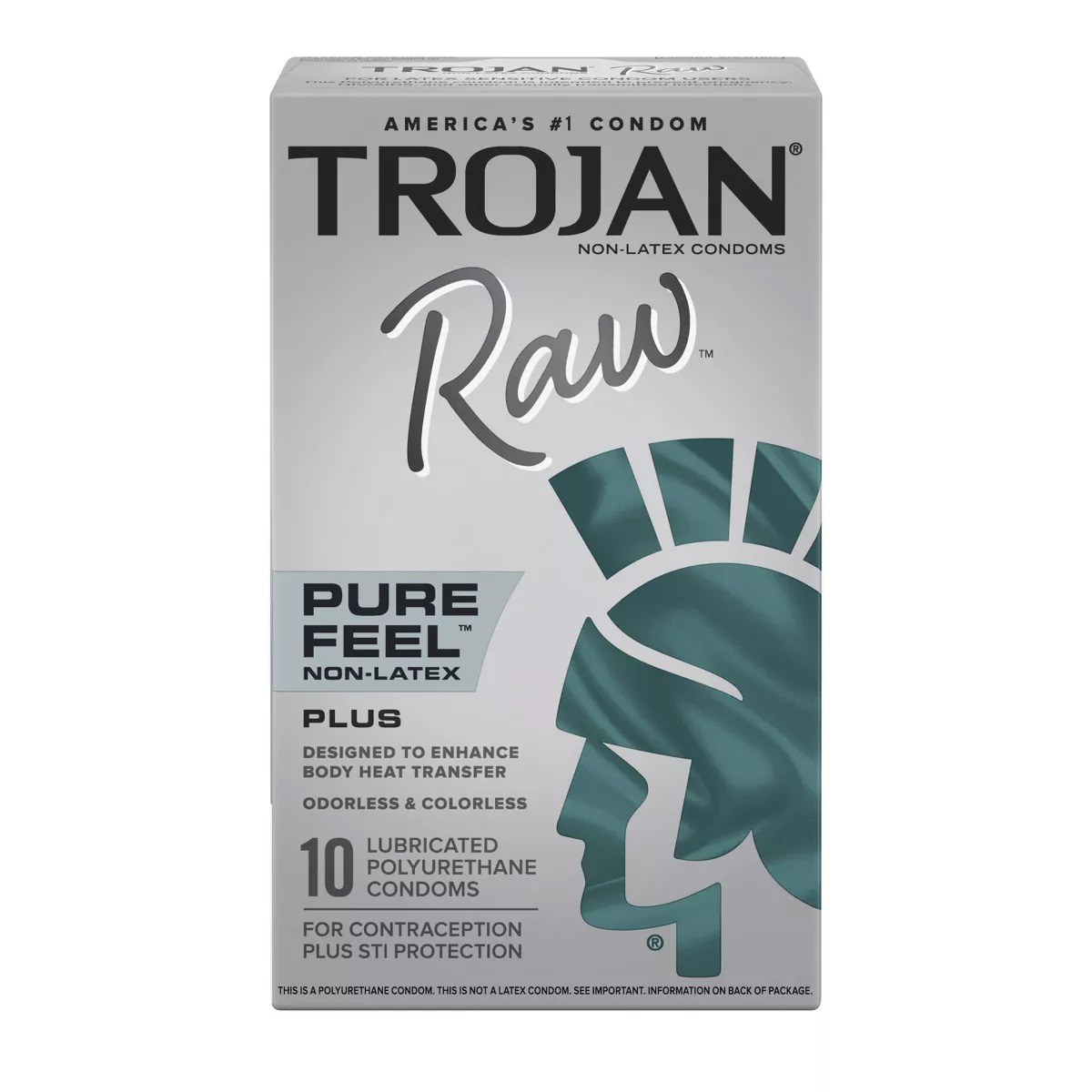 trojan raw non latex  pack 