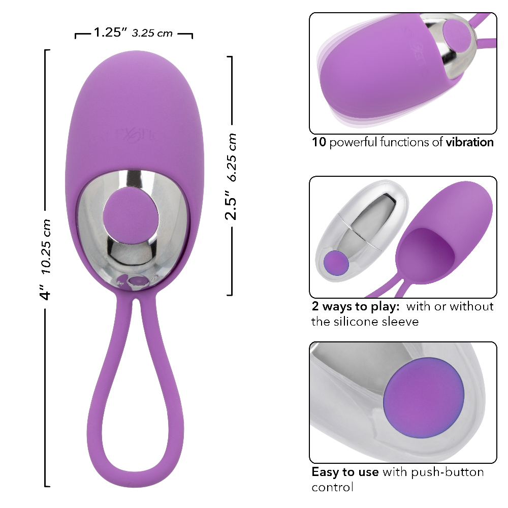 turbo buzz bullet with removable silicone sleeve purple 