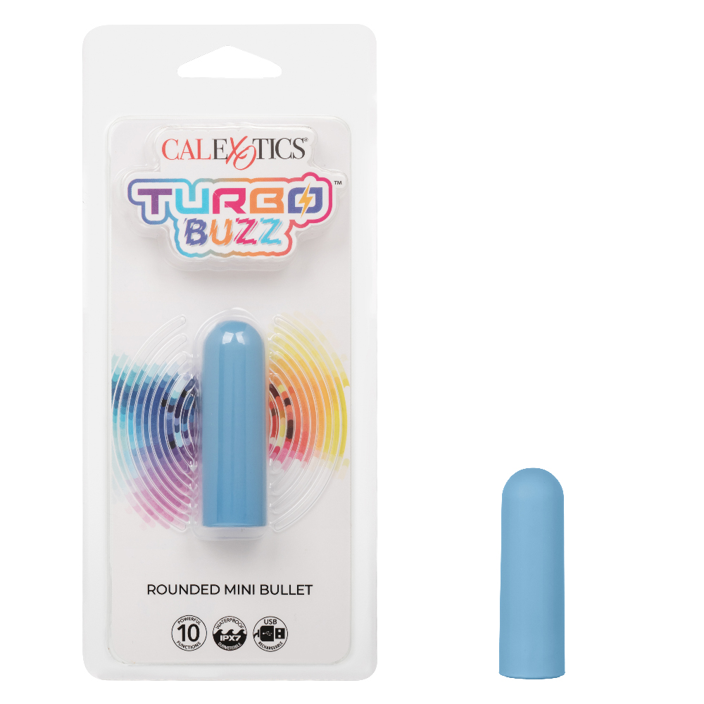 turbo buzz rounded mini bullet blue 