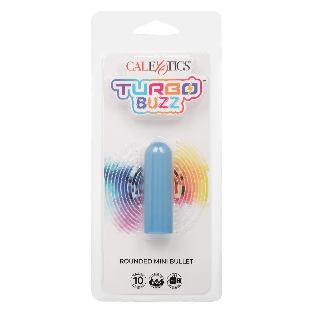 turbo buzz rounded mini bullet blue 