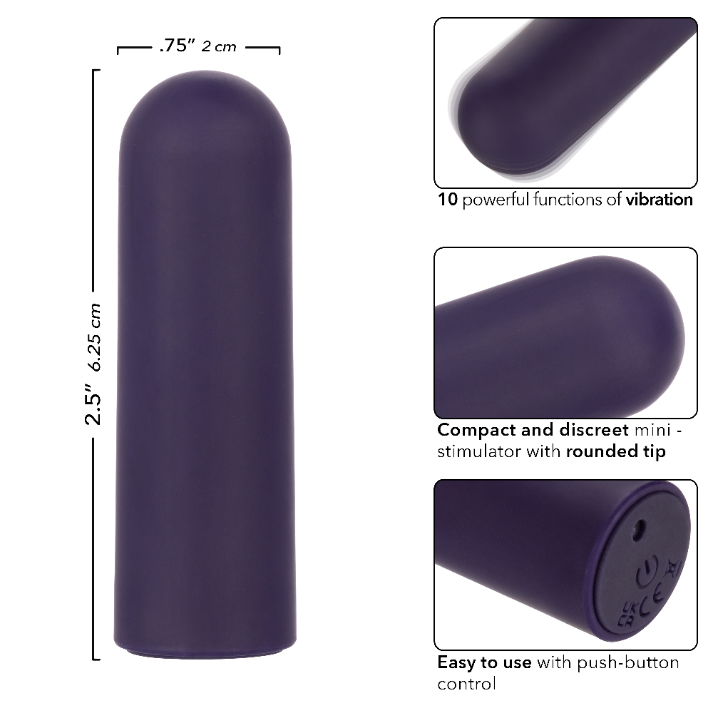 turbo buzz rounded mini bullet purple 