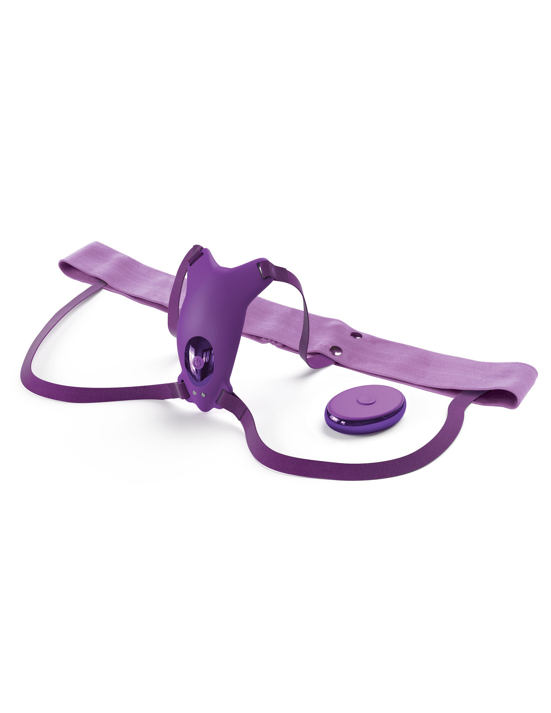 ultimate butterfly strap on purple 