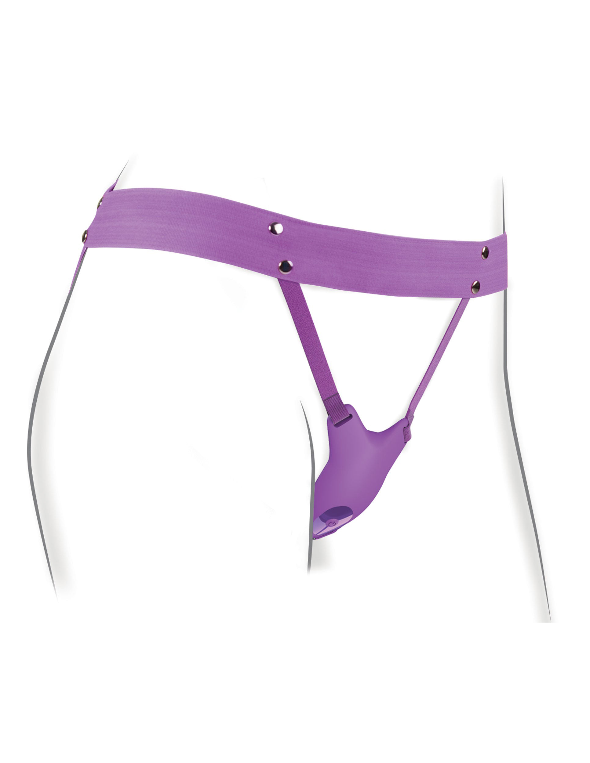 ultimate butterfly strap on purple 