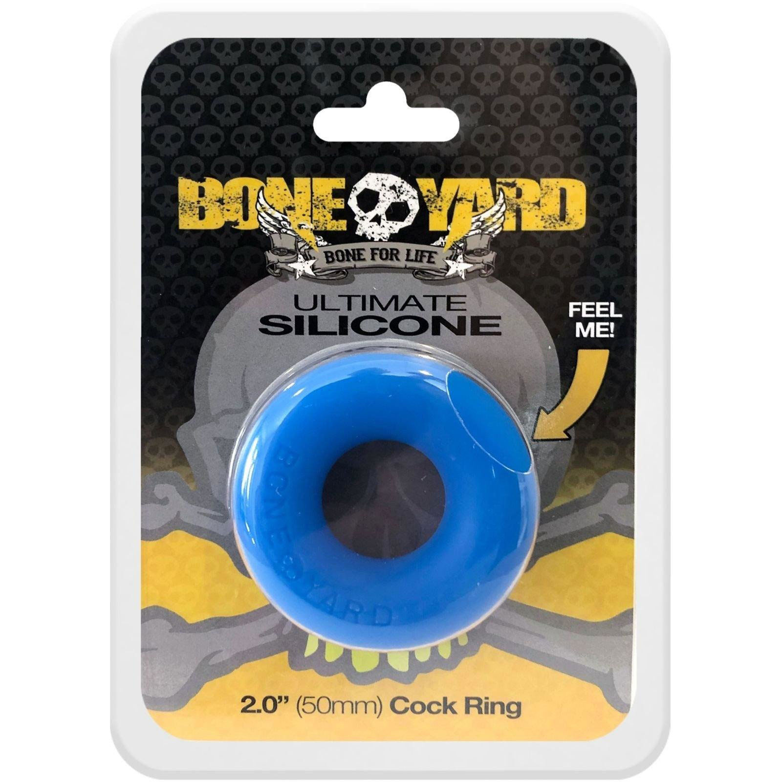 ultimate silicone cock ring blue 