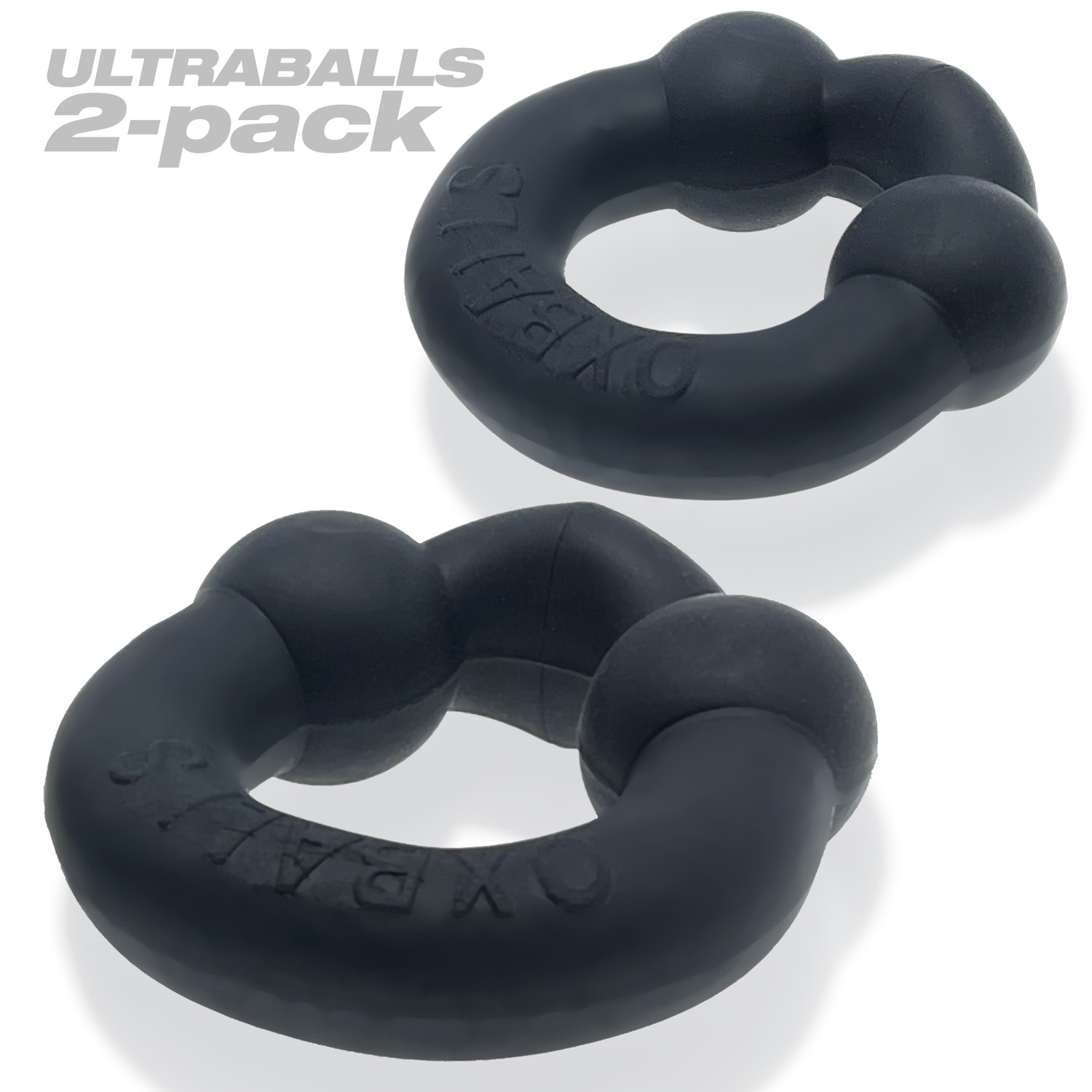 ultraballs   piece cockring set night black 