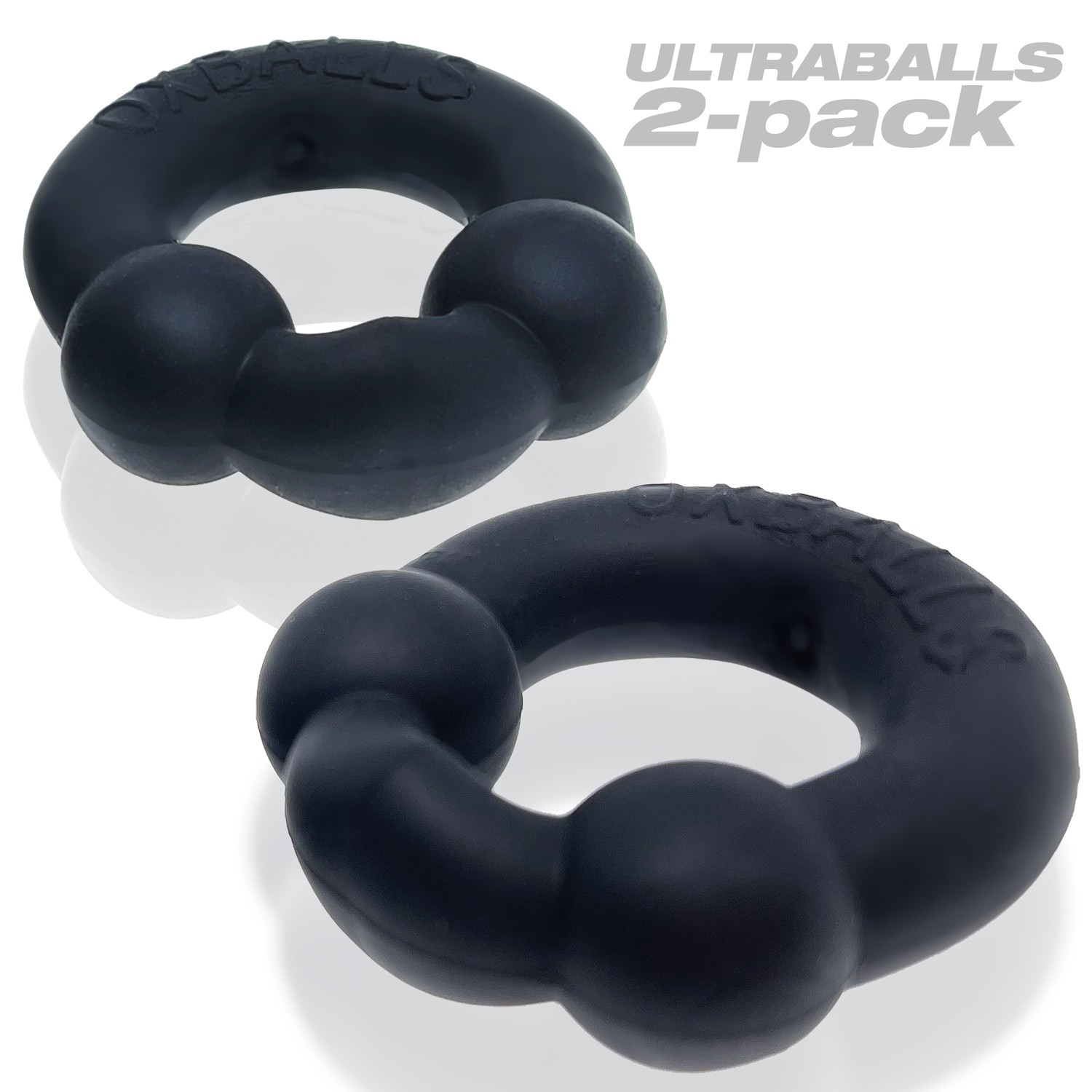 ultraballs   piece cockring set night black 